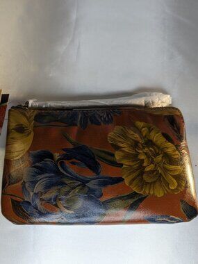 Patricia Nash Capri Leather Wristlet English Garden Print P249271 NWT